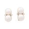 Boucles d'oreilles Boucles d'oreille perles, diamants, or jaune. 58 Facettes 34052