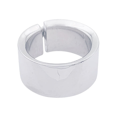 49 Bague Chaumet,"Liens", or blanc et diamants, lien unique. 58 Facettes 32551