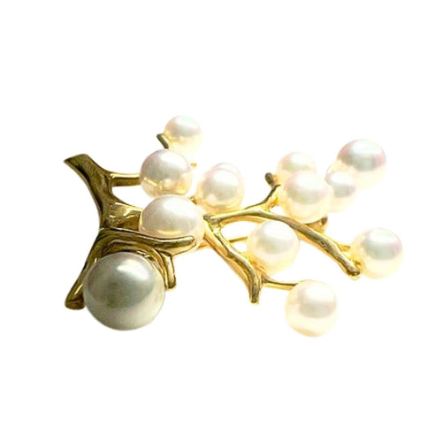 Broche Broche en or avec perles 58 Facettes Q90B(942)