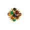 Bague Bague Cocktail or jaune citrine spinelle oeil de tigre saphir 58 Facettes LP947/BET