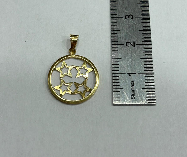 Pendentif or jaune