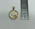 Pendentif or jaune