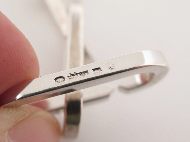 Collier collier DINH VAN chaine a maillons xl en argent massif 925 114gr 58 Facettes 266218