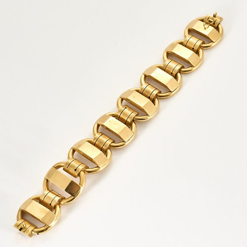 Bracelet Bracelet en or jaune 58 Facettes MAN1586