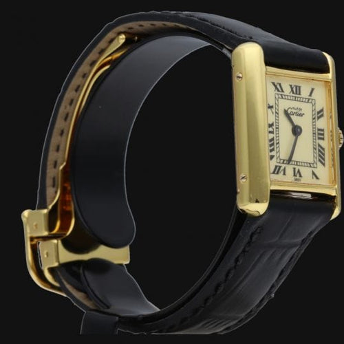 Montre Cartier Montre Tank Vermeil 58 Facettes MT42986
