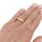 Bague Bague Chaumet, "Anneau", or jaune, diamant princesse. 58 Facettes 34586