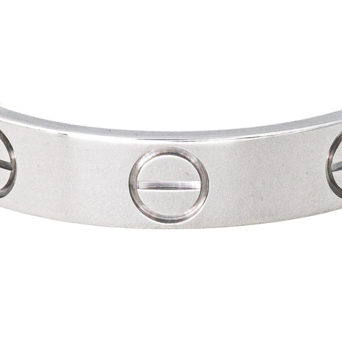 Bague 52 Cartier Bague Love Or blanc 58 Facettes 4534658CN