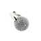 Boucles d'oreilles RAINBOW K - Mono boucle or blanc et diamants 58 Facettes 78883