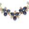 Collier Collier en or jaune 18k serti de saphirs cabochons (10 ct) et diamants (2 ct) – Vers 1980 58 Facettes FB10781