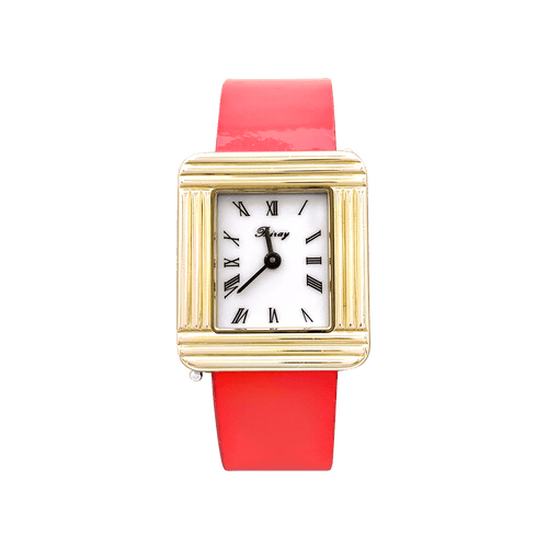 Montre Montre Poiray, "Ma Première", plaqué or, acier. 58 Facettes 34521