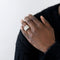 Bague 56 Bague large pavage Diamants 58 Facettes