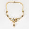 Collier Collier draperie en or rose, platine et diamants 58 Facettes GU002
