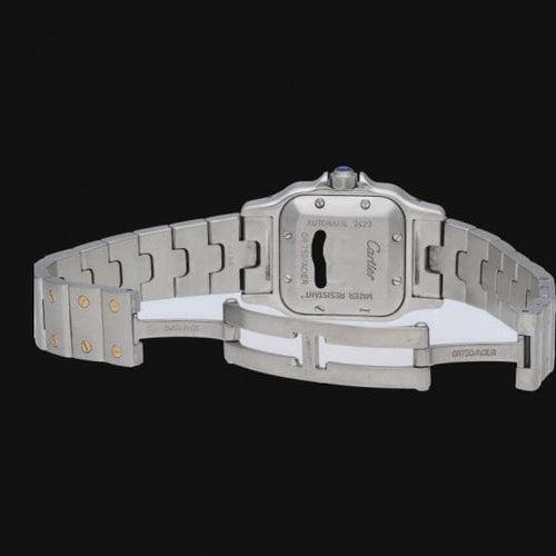 Montre Cartier Montre Santos De Cartier Galbee Pm 58 Facettes MT42393