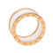 Bague 53 Bulgari Bague B.Zéro1 Or rose 58 Facettes 4166997RV