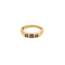 Bague 52 Bague en or jaune et améthystes 58 Facettes THI0382