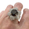 Bague 53 BAGUE DE DESIGN CONTEMPORAIN DU 20E SIÈCLE en OR 18 KT avec DIAMANTS. 58 Facettes Q233B