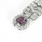 Bracelet Bracelet Art Déco, platine, diamants et rubis 58 Facettes 250257