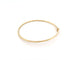 Bracelet bracelet DINH VAN serrure jonc 334106 16.5 en or jaune 18k diamant 58 Facettes 267592