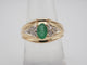 Bague 49 Bague jonc or 750 emeraude 58 Facettes