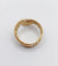 Bague 54.5 Bague serpent or rose finement tressée yeux rubis 58 Facettes A04370