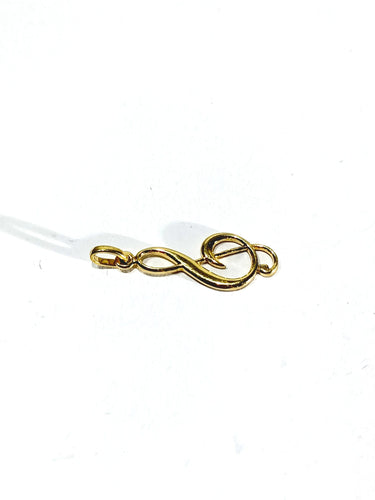 Pendentif Pendentif Note de Musique en or jaune 58 Facettes