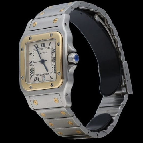 Montre à quartz Cartier Santos Galbee