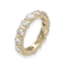 Bague 50 Alliance en or jaune diamants 58 Facettes