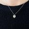 Pendentif DINH VAN - Double Coeurs - pendentif or blanc et diamants 58 Facettes 250010