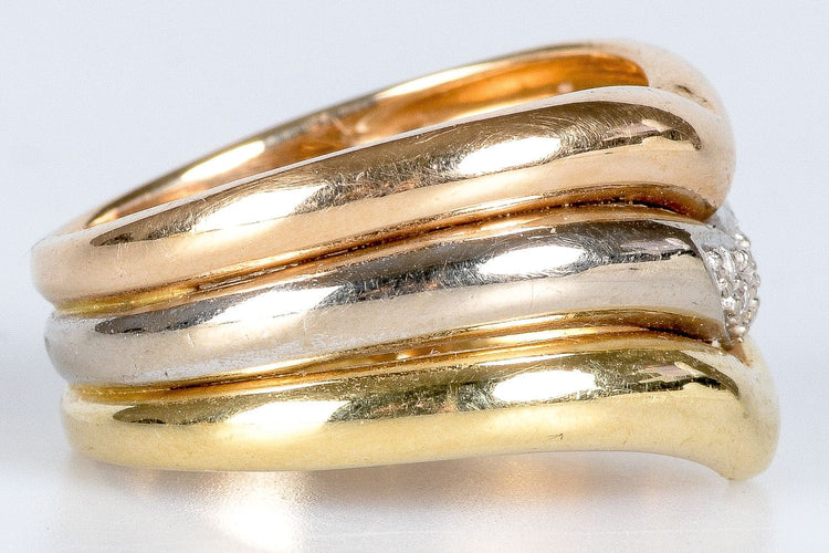 Bague 54 Bague 3 Ors - 0,06 cts 58 Facettes BG3ORSEV20-7104