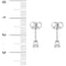 Boucles d'oreilles Boucles d'oreilles point lumineux avec diamants 0,20 ct 58 Facettes 415