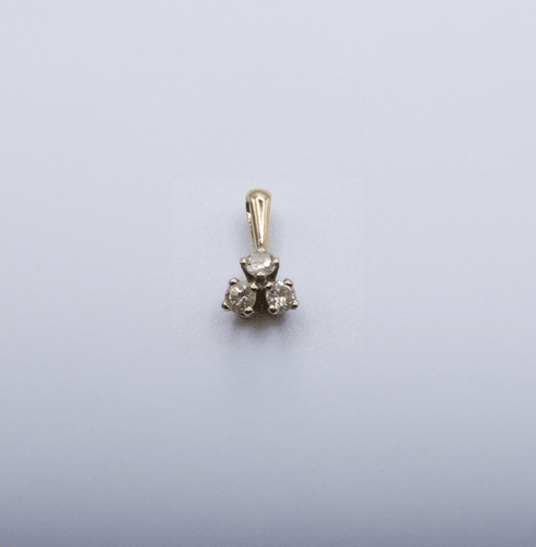 Pendentif Pendentif Or Jaune & Blanc Diamants 58 Facettes
