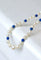 Collier Collier perles de culture et lapis lazuli or jaune 58 Facettes