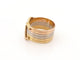 Bague 56 vintage bague CARTIER double c en 3 ors jaune rose blanc 58 Facettes 262048