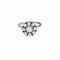 Bague Marguerite en or gris et diamants