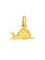 Pendentif Pendentif charms vintage escargot or jaune 58 Facettes 1099.13
