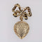 Broche Broche pendentif médaillon émail noir diamants Napoléon III 58 Facettes 24-243