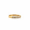 Bague 54 Demi-Alliance or jaune diamants 58 Facettes