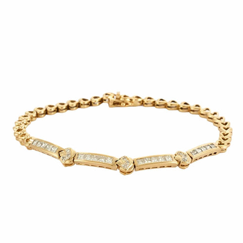 Bracelet Bracelet cœur or jaune et diamant 58 Facettes BO/230132