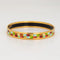 Bracelet Hermes - Bracelet jonc en émail motif à maillons multicolores 58 Facettes
