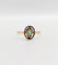 Bague 51 Petite bague Art Nouveau or jaune et pierre verte (circa 1910) 58 Facettes A06017