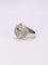Bague Bague dôme or blanc diamants taille ancienne 58 Facettes J179