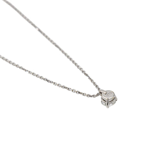 Collier Collier Solitaire Or blanc Diamant 58 Facettes 2609057CN