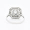 Bague 49.5 Bague de fiançailles Art Déco Octogonale, Platine et Diamants 58 Facettes 420
