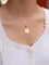 Pendentif AUGIS - Médaille Amour entourage coeur rubis Plus qu’hier moins que demain or jaune diamant rubis 58 Facettes J465
