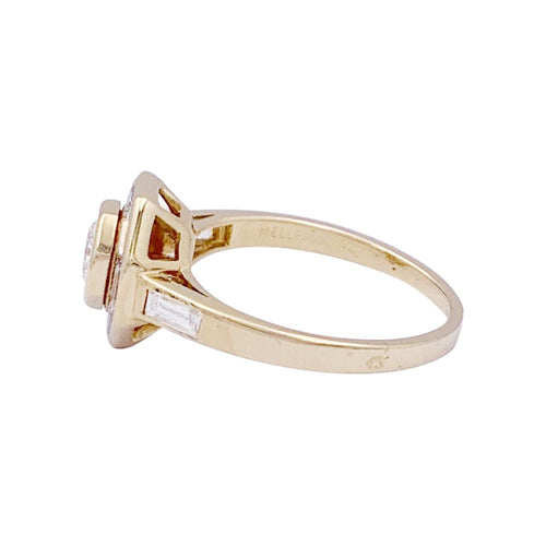 Bague 48 Bague Mellerio or jaune, diamants. 58 Facettes 33761