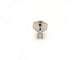 Boucles d'oreilles puce boucle d'oreille VANRYCKE valentine diamant 0.11 ct or blanc 18k 58 Facettes 266429