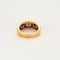 Bague 54 Bague jonc or jaune et améthyste 58 Facettes CHAL01992