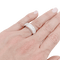 Bague 53 Bague pavage or blanc, diamants princesse. 58 Facettes 33993