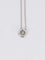 Collier CHAUMET Collier solitaire or blanc diamant 0,25 carat 58 Facettes J289