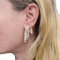 Boucles d'oreilles Boucle d'oreilles "Cascade", or jaune, diamants. 58 Facettes 34338